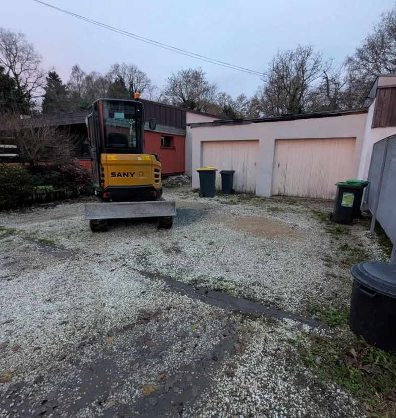 Rénovation d'un parking - avant travaux