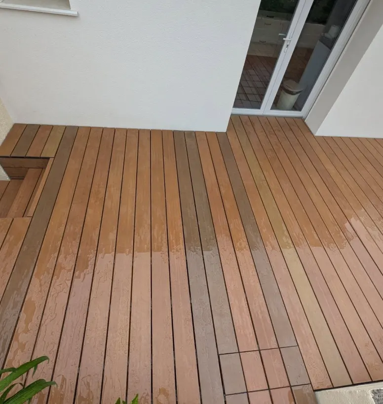 Terrasse en composite sur plots - photo 2